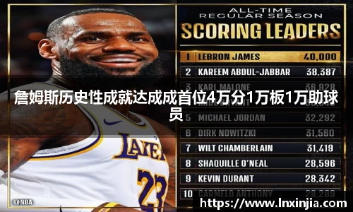 詹姆斯历史性成就达成成首位4万分1万板1万助球员